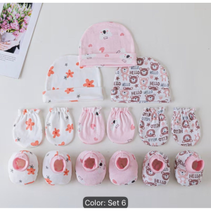 Baby Cap & Mitten Set