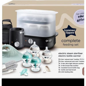 Tommee Tippee Complete Feeding Set with Bottle Warmer/Sterilizer
